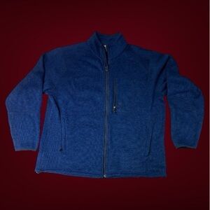 Avalanche Men's Zip-Up Sweater in Blue Size 2X